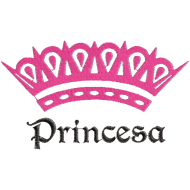 Matriz de Bordado Coroa Princesa